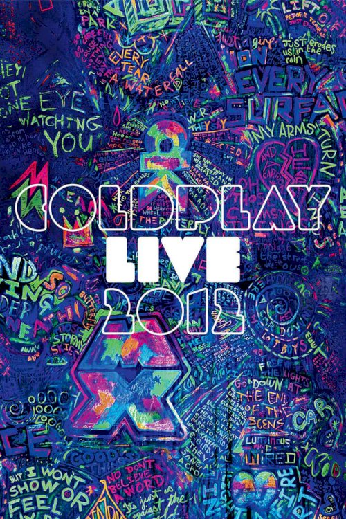 COLDPLAY LIVE 2012 - постер