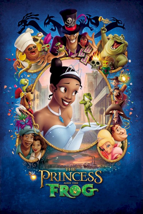 Принцесса и лягушка - постер