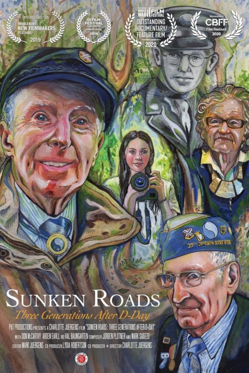 Sunken Roads: Three Generations After D-Day - poster