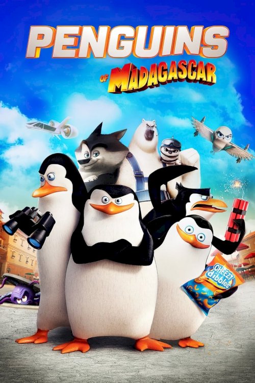 Madagaskaras pingvīni - posters