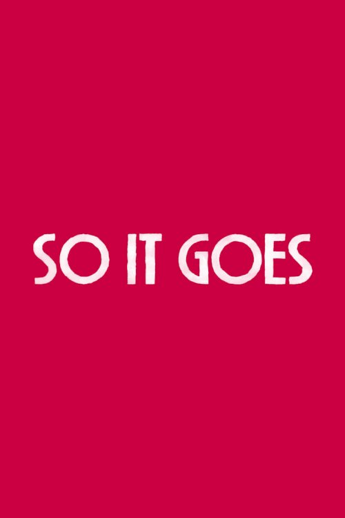 So It Goes - poster