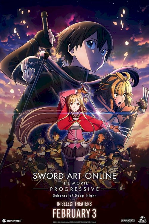 Sword Art Online the Movie -Progressive- Scherzo of Deep Night - poster