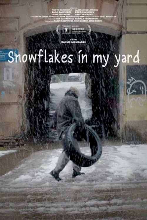 Snowflakes in my Yard - poster