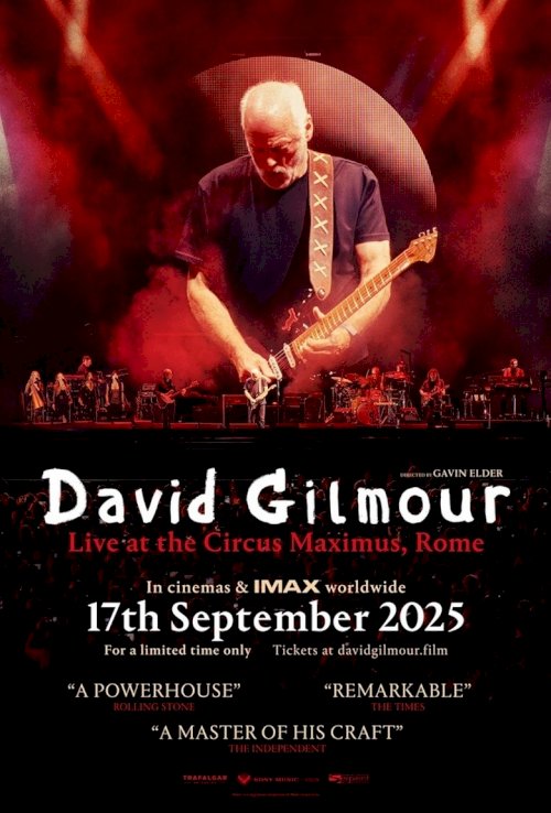 David Gilmour Live at the Circus Maximus, Rome - poster
